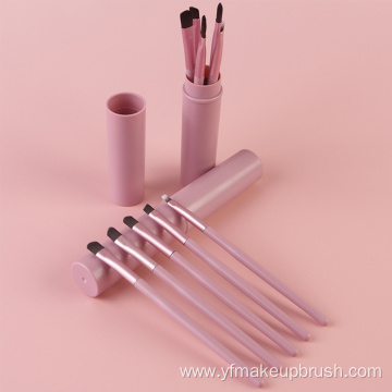 5 pcs in barrels makeup brush set wholesale